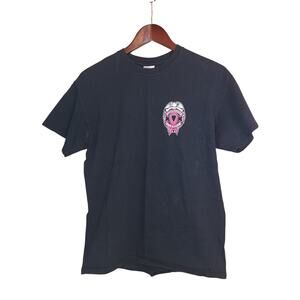 Breast Cancer Awareness Black T-shirt Size Meduim